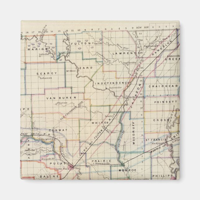 Arkansas 5 magnet (Vorne)