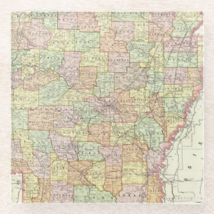 Arkansas 6 glasuntersetzer