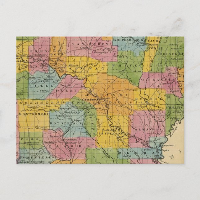 Arkansas 7 postkarte (Vorderseite)