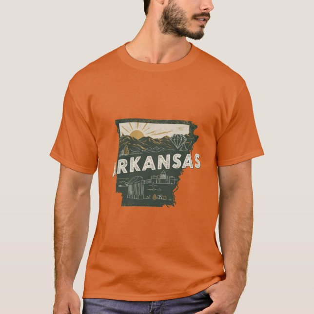 Arkansas 7 T-Shirt (Vorderseite)