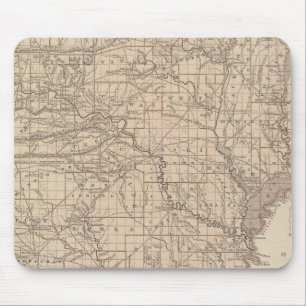 Arkansas Atlas Karte Mousepad