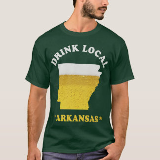 ARKANSAS Bierkarte Trinke lokale Braumeister-Gesch T-Shirt