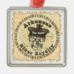 Arkansas Biker Ornament Aus Metall
