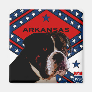 Arkansas-Boxer Magnet
