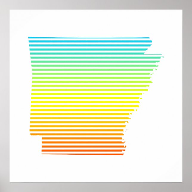 arkansas chill fade poster (Vorne)