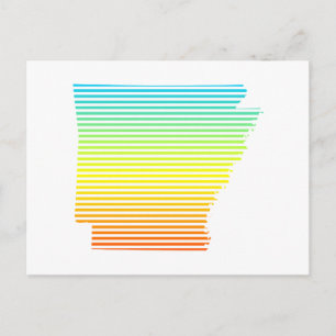 arkansas chill fade postkarte