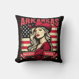Arkansas Cowgirl Kissen