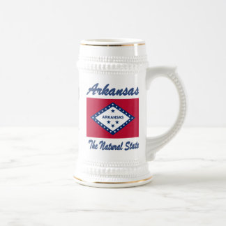 Arkansas das natürliche Staats-Bier Stein Bierglas