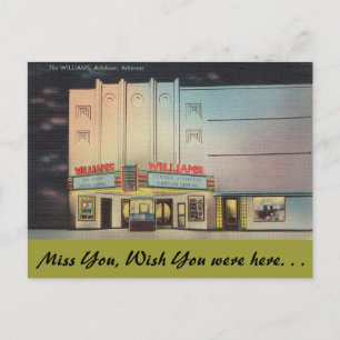 Arkansas, das Williams-Theater Postkarte
