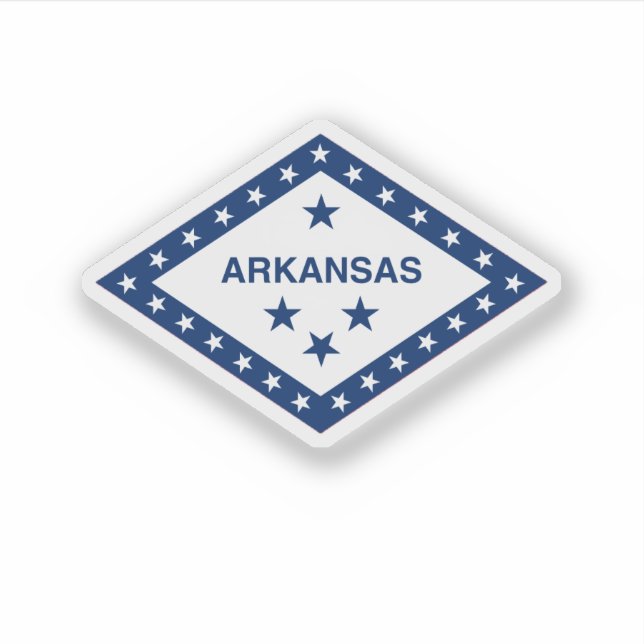 Arkansas-Diamant Aufkleber (Vorderseite)