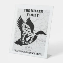 Arkansas Duck Hunting Cabin Decor Personalised