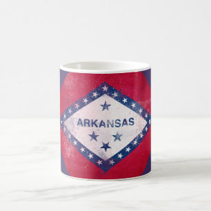 Arkansas Flag Diamond Kaffeetasse