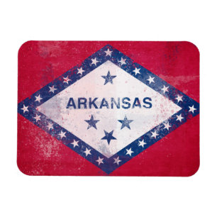 Arkansas-Flag Magnet