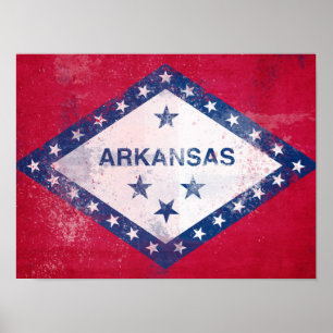 Arkansas-Flag Poster