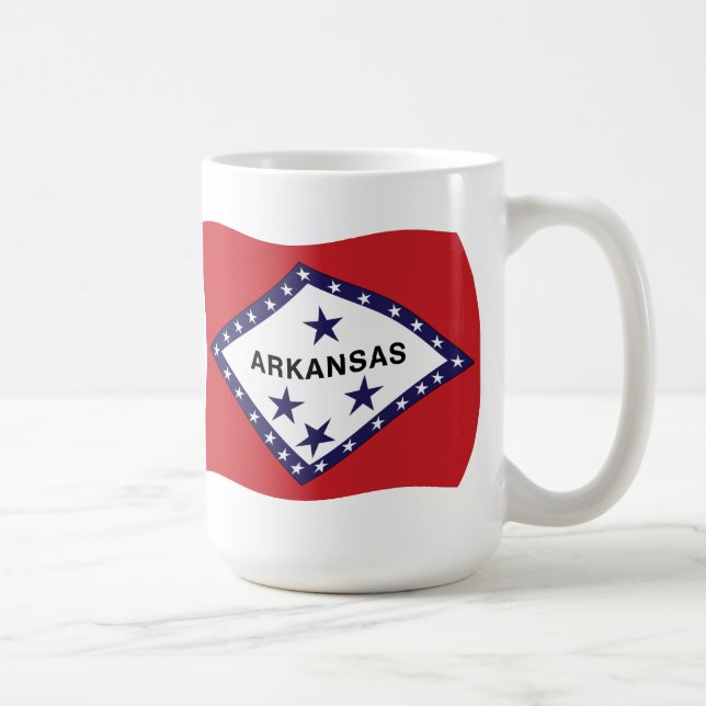 Arkansas Flag Tasse (Rechts)
