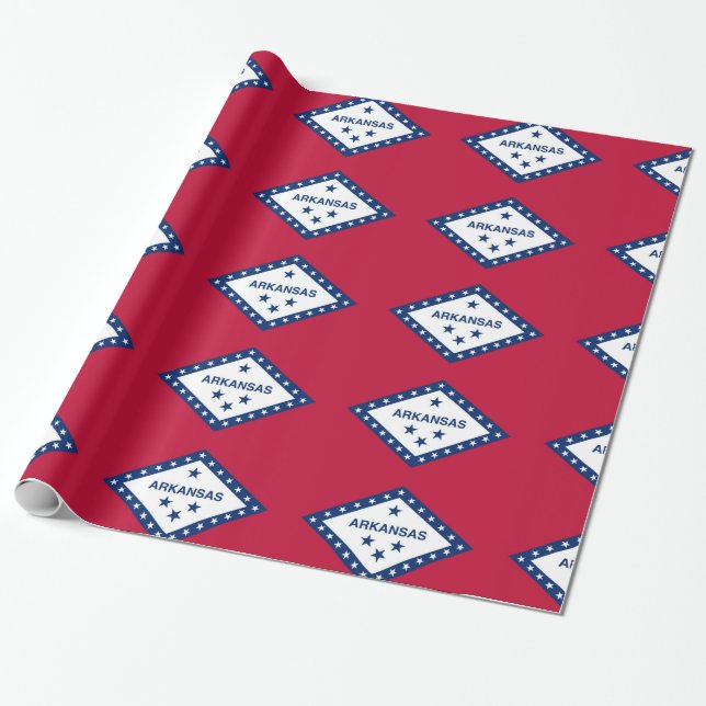 Arkansas-Flagge Geschenkpapier (Ungerollt)