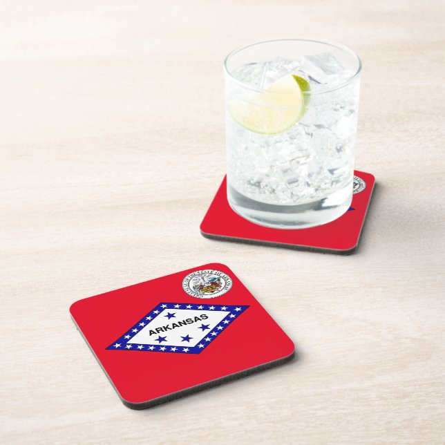 Arkansas-Flagge Getränkeuntersetzer (Rechte Seite)