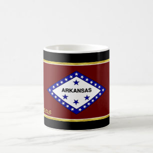 Arkansas-Flagge Kaffeetasse