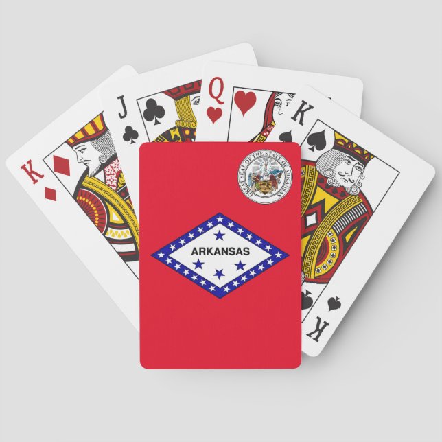 Arkansas-Flagge Spielkarten (Rückseite)