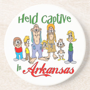 Arkansas Funny Trailer Park Sandstone Untersetzer