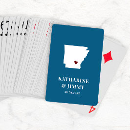 Arkansas Gastgeschenk Hochzeit Deck Karten, Staat  Spielkarten