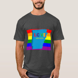 Arkansas Gay Pride Shirt Arkansas LGBT Regenbogen 