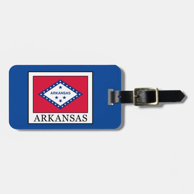 Arkansas Gepäckanhänger (Vorderseite horizontal)