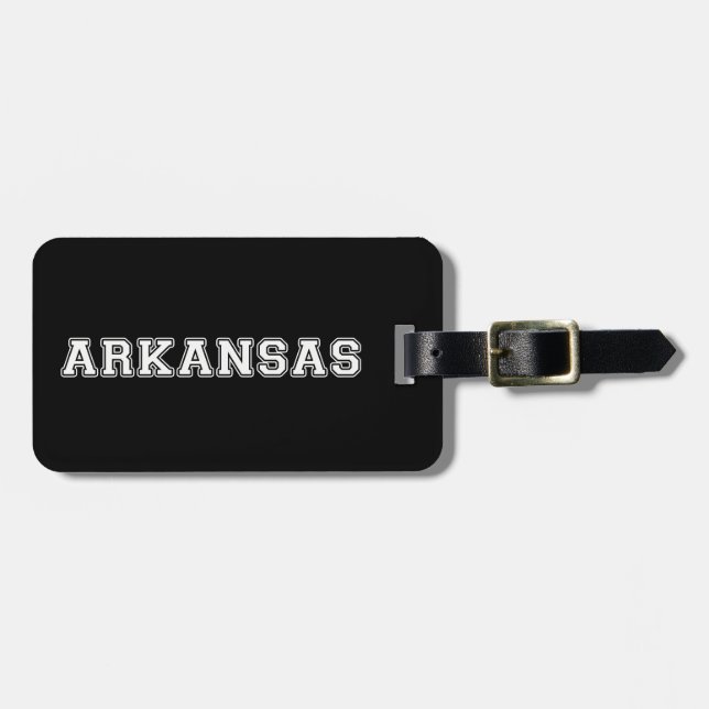 Arkansas Gepäckanhänger (Vorderseite horizontal)