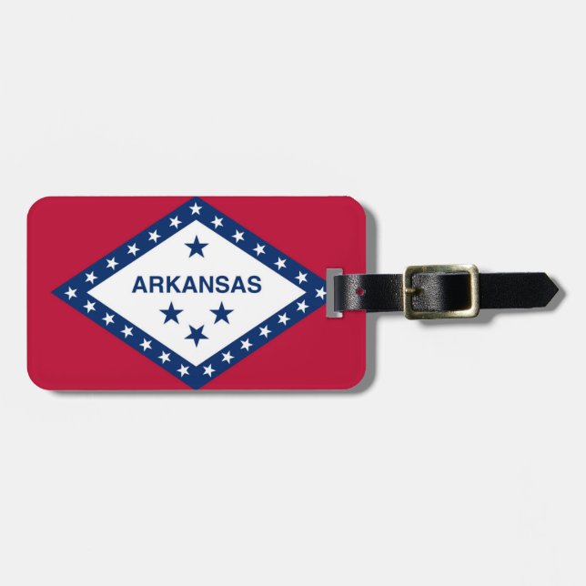 Arkansas Gepäckanhänger (Vorderseite horizontal)