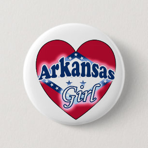 Arkansas Girl Button