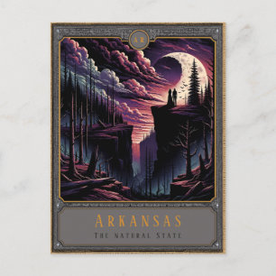 Arkansas Gothic-Art-Postkarte Postkarte