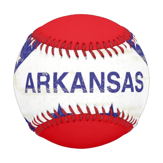 Arkansas grunge Flag Baseball (Vorderseite)