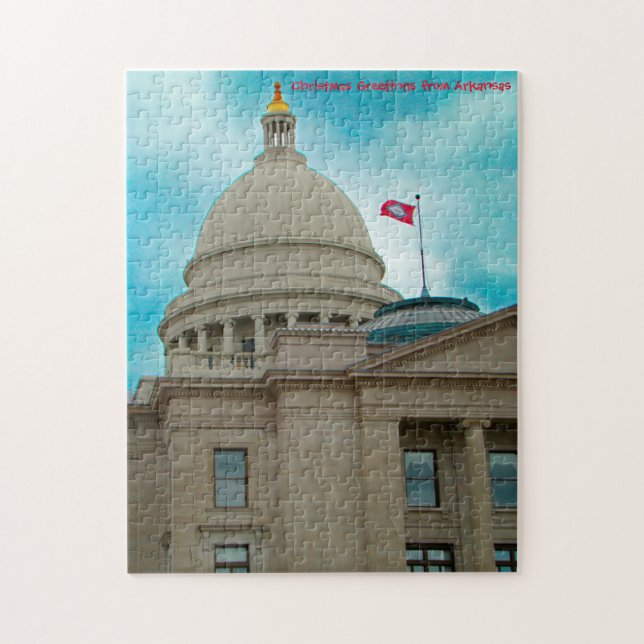 Arkansas Hauptstadt Gebäude. Jigsaw Puzzle (Vertikal)