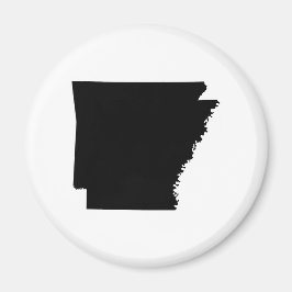 Arkansas in Schwarz Magnet