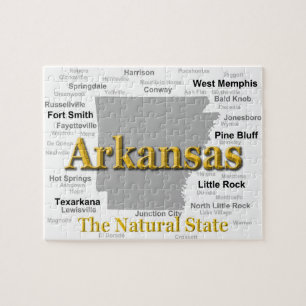Arkansas-Karten-Silhouette