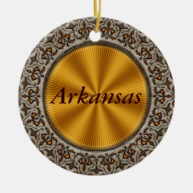 Arkansas Keramik Ornament (Vorne)