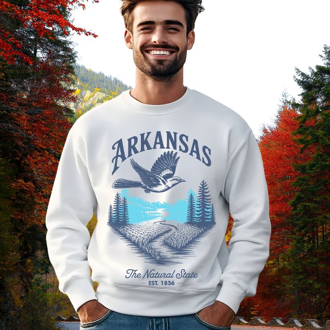 Arkansas – Land of Natural Wonders Sweatshirt (Von Creator hochgeladen)