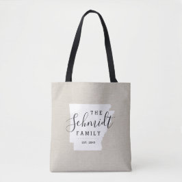 Arkansas Monogram Staat Tote Bag Tasche