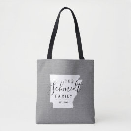 Arkansas Monogram Staat Tote Bag Tasche