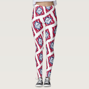 Arkansas-Muster für die Staatsflagge Leggings