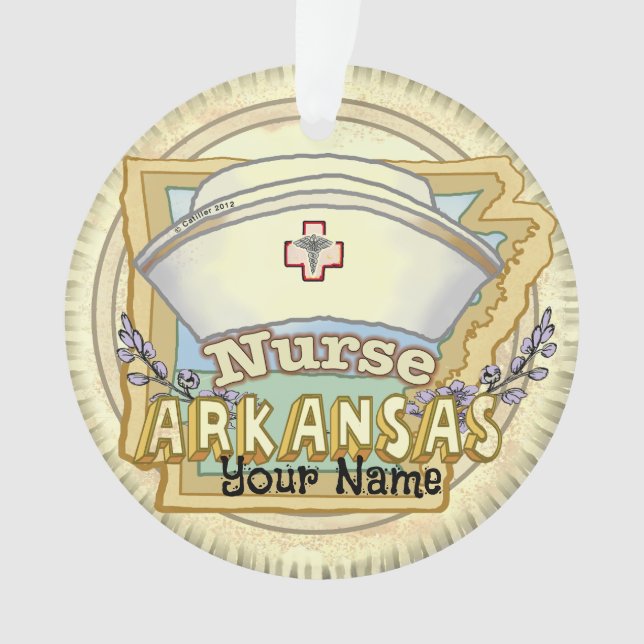 Arkansas Nurse Ornament (Vorderseite)