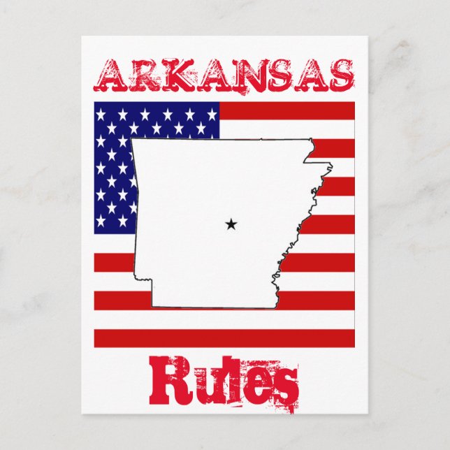 ARKANSAS POSTKARTE (Vorderseite)