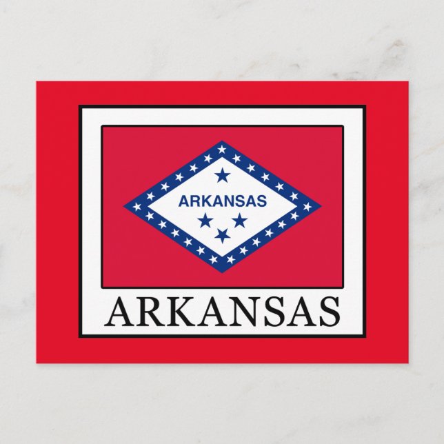 Arkansas Postkarte (Vorderseite)