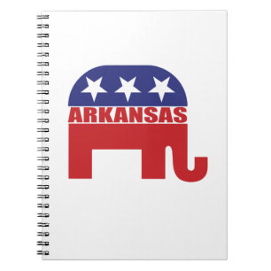 Arkansas-Republikaner-Elefant Notizblock