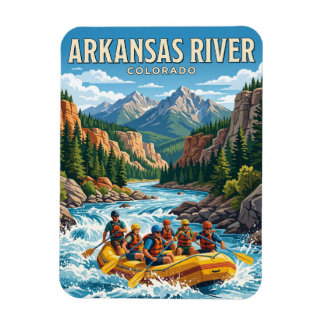 Arkansas River Colorado Magnet