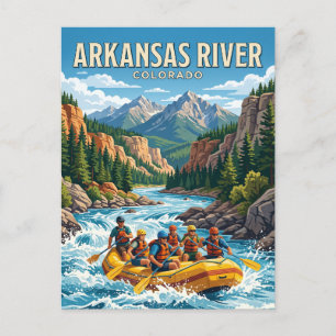 Arkansas River Colorado Postkarte