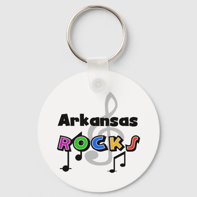 Arkansas Rocks Schlüsselanhänger (Vorderseite)