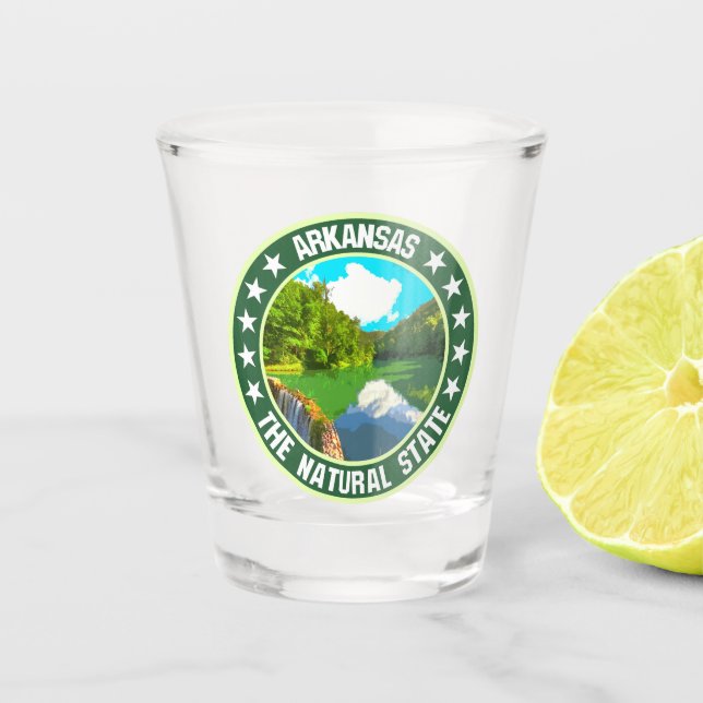 Arkansas Schnapsglas (Vorderseite)