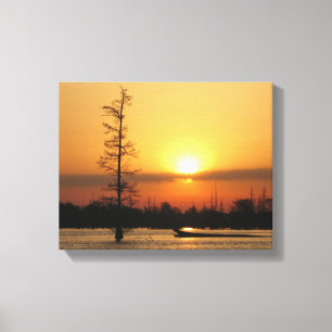 Arkansas Sonnenaufgang auf dem Millwood Lake Leinwanddruck