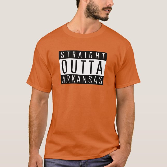 Arkansas Staat AR Staaten T-Shirt (Vorderseite)